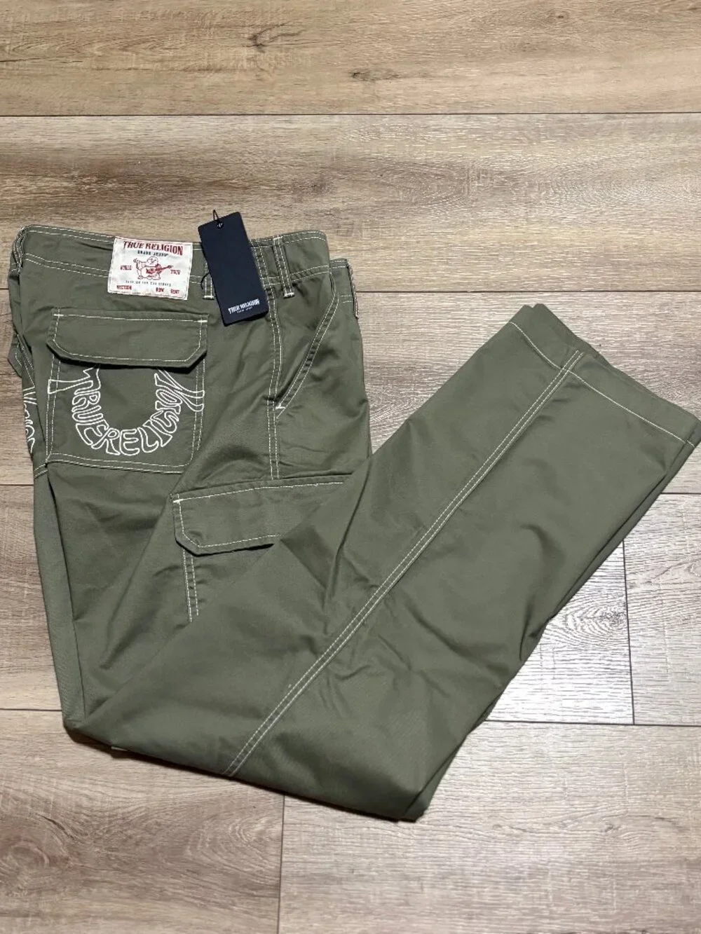 NWT True Religion Cargo Pants Men's 36x32